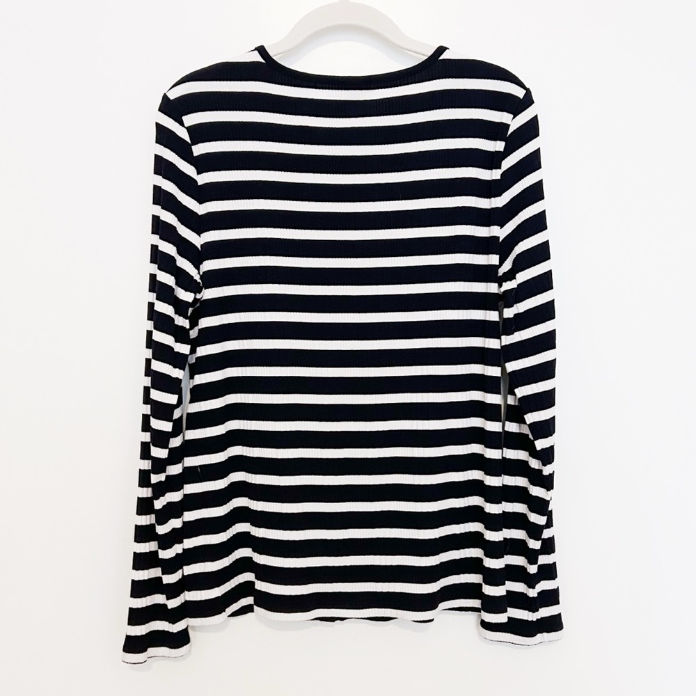 Talbots Variegated Ribbed Cardigan - Picture 4 of 7